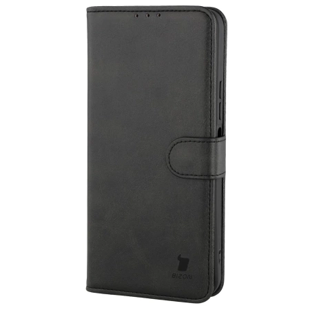 Etui z klapką Bizon Case Pocket do Xiaomi Redmi 15 4G/5G, czarne