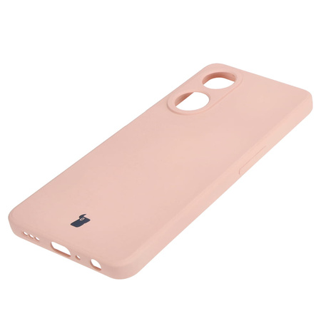 Etui Bizon Case Silicone Sq do Oppo A98 5G, jasnoróżowe