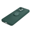 Etui Bizon Case Silicone Ring Sq do Xiaomi 13, ciemnozielone