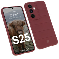 Pancerne etui Bizon Case Tur do Galaxy S25, ciemnofioletowe