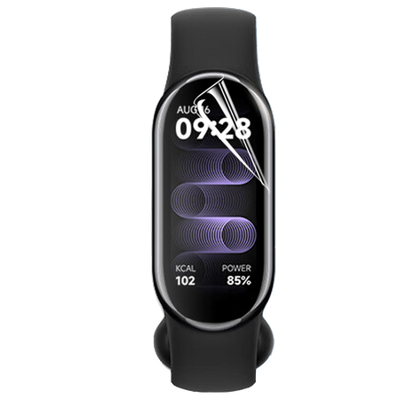 Folia hydrożelowa na ekran Bizon Glass Watch Hydrogel Duo do Mi Smart Band 8, 2 sztuki