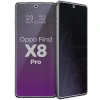 Prywatyzujące szkło hybrydowe Bizon Glass Mule Shadow do Oppo Find X8 Pro, matowe