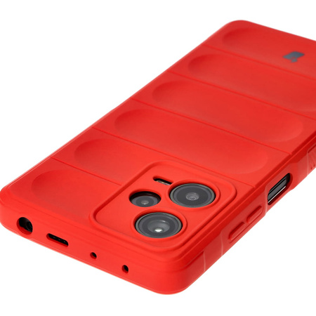Pancerne etui Bizon Case Tur do Xiaomi Redmi Note 12 Pro+ 5G, czerwone