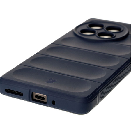 Pancerne etui Bizon Case Tur do OnePlus 12R, granatowe