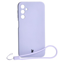 Etui Bizon Case Silicone do Samsung Galaxy A24 4G, jasnofioletowe
