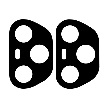 Szkło na aparat Bizon Glass Lens do Honor 400 Pro 5G, 2 sztuki