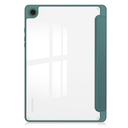 Etui Bizon Case Tab Clear Matt do Samsung Galaxy Tab A9 Plus, ciemnozielone