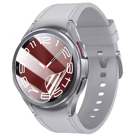 Folia hydrożelowa na ekran Bizon Glass Watch Hydrogel Duo do Galaxy Watch 6 Classic 43mm, 2 sztuki (zegarek)