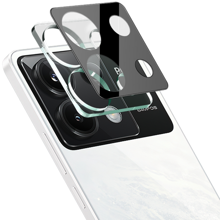 Szkło na aparat Bizon Glass Silk Lens do Xiaomi Poco X6 / Redmi Note 13 Pro 5G, 2 sztuki