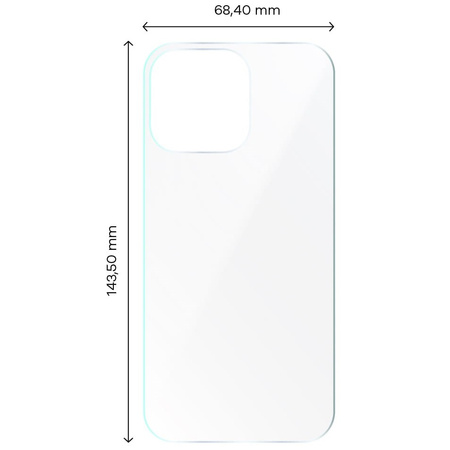 Folia hydrożelowa na tył Bizon Glass Hydrogel, iPhone 13 Pro, 2 sztuki