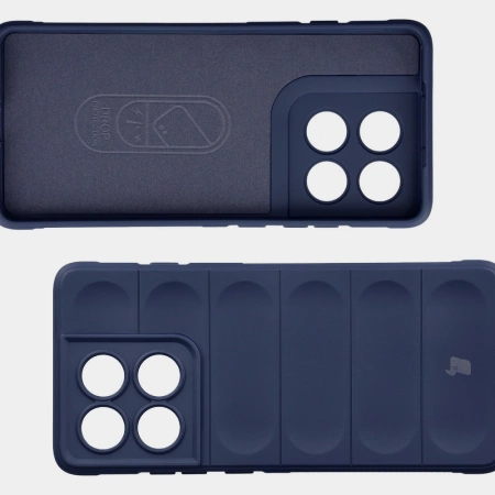 Pancerne etui Bizon Case Tur do Motorola Edge 60 Pro, granatowe