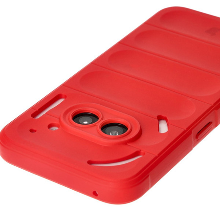 Pancerne etui Bizon Case Tur do Nothing Phone (2a) / (2a) Plus, czerwone