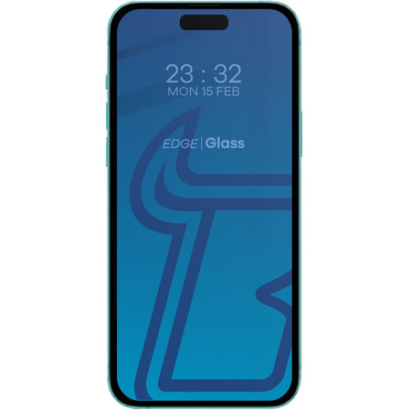 2x Szkło + szybka na aparat BIZON Edge 2 Pack do iPhone 15 Plus