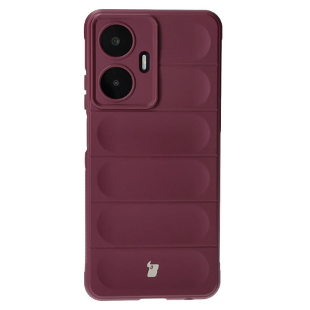 Pancerne etui Bizon Case Tur do Realme C55, ciemnofioletowe