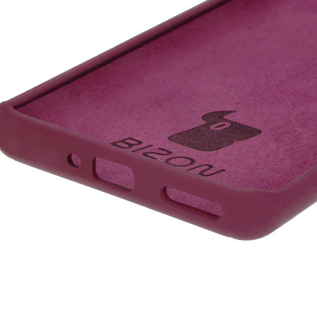 Silikonowe etui Bizon Soft Case do OnePlus 12, ciemnofioletowe