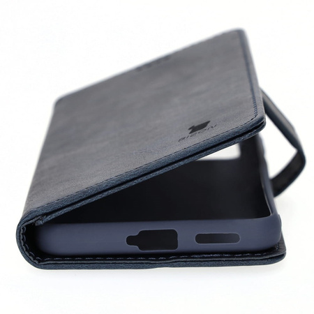 Etui Bizon Case Wallet do Xiaomi Poco X4 GT, granatowe