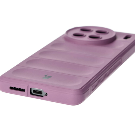 Pancerne etui Bizon Case Tur do Vivo X90 Pro, jasnofioletowe