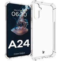 Elastyczne etui Bizon Case Salpa do Galaxy A24 4G, przezroczyste