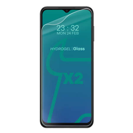 Folia hydrożelowa na ekran Bizon Glass Hydrogel Front Duo do Galaxy A13 4G, 2 sztuki
