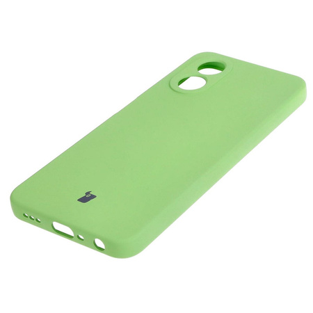 Etui Bizon Case Silicone do Oppo A38 4G, jasnozielone