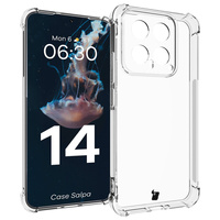 Elastyczne etui Bizon Case Salpa do Xiaomi 14, przezroczyste
