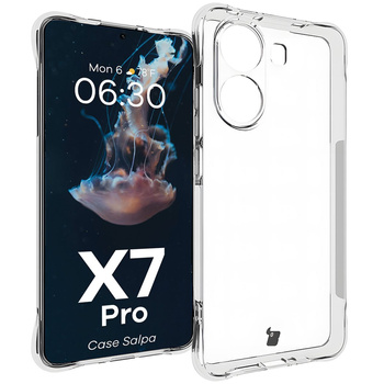 Elastyczne etui Bizon Case Salpa do Xiaomi Poco X7 Pro, przezroczyste