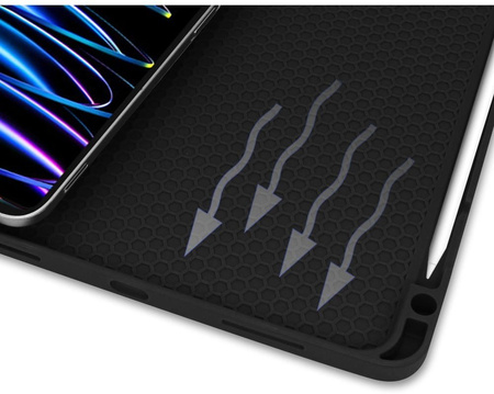 Etui Bizon Case Tab Lizard do Apple iPad Pro 11 2022/2021/2020/2018, błękitne