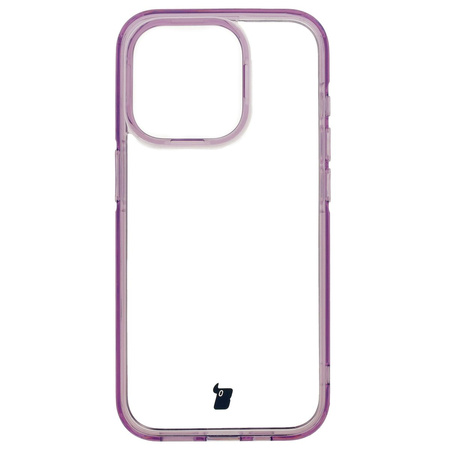 Etui Bizon Case Halo do iPhone 15 Pro, przezroczysto-fioletowe