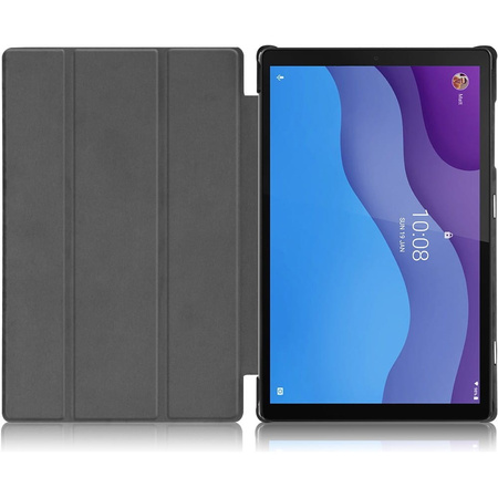 Etui Bizon Case Tab Croc do Lenovo Tab M10 Gen 2, ciemnozielone