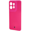 Silikonowe etui Bizon Soft Case do Motorola Edge 50 Pro, neonowo-różowe