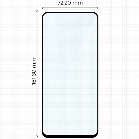 Szkło hartowane Bizon Glass Edge 2 do Realme C55 / OnePlus Nord CE 3 Lite, czarne