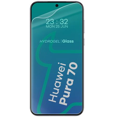 Folia hydrożelowa na ekran Bizon Glass Hydrogel Front do Huawei Pura 70, 2 sztuki