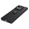 Etui Bizon Case Silicone Ring Sq do Xiaomi 13 Pro, czarne