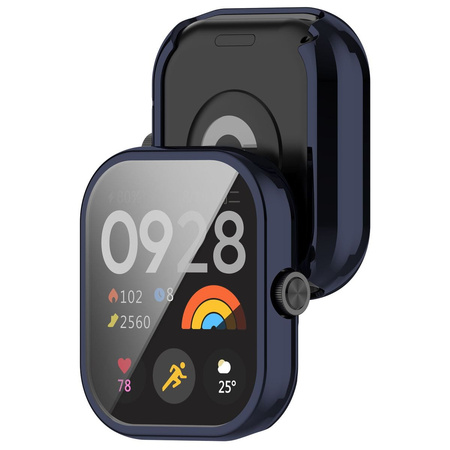 Etui Bizon Case Watch Felipe do Xiaomi Redmi Watch 4, niebieskie