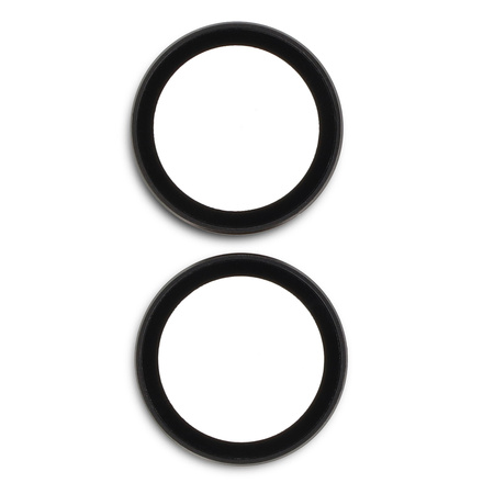 Szkło na aparat Bizon Glass Snap Lens do Oppo Reno13, 1 zestaw, czarna ramka