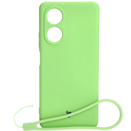 Etui Bizon Case Silicone do Oppo A58 4G, jasnozielone