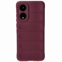 Pancerne etui Bizon Case Tur do Oppo A78 4G, burgundowe