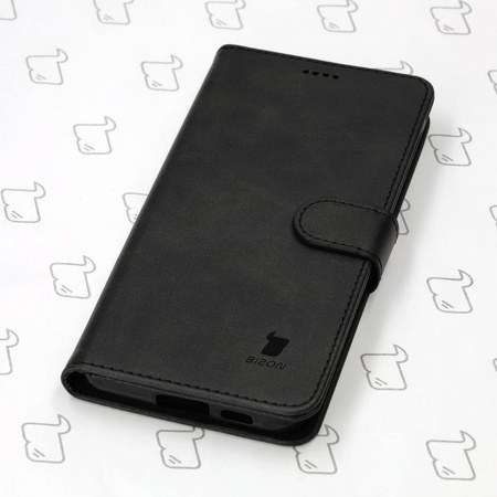 Etui Bizon Case Wallet do Galaxy S23 Plus, czarne