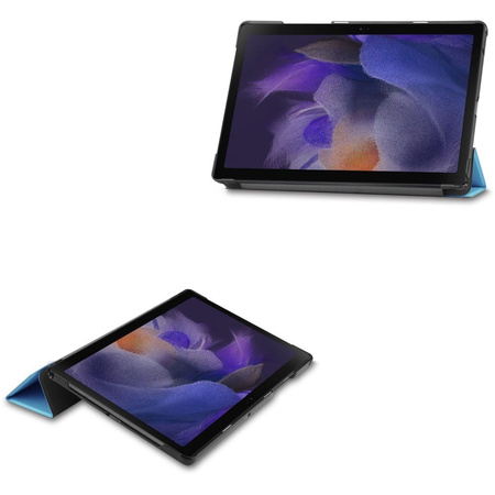 Etui Bizon Case Tab Croc do Galaxy Tab A8 2021, błękitne