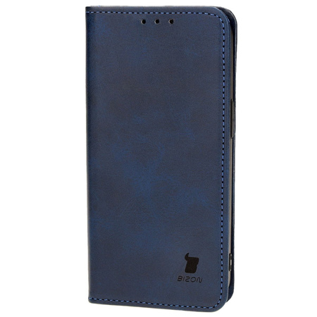 Etui z klapką Bizon Case Pocket Pro do iPhone 14, granatowe