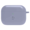 Silikonowe etui z karabińczykiem Bizon Case Headphone Silicone do AirPods 4, jasnozielone