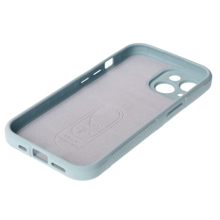 Pancerne etui Bizon Case Tur do iPhone 15, jasnoniebieskie