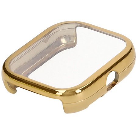 Etui z osłoną ekranu Bizon Case Watch Felipe do Xiaomi Redmi Watch 5, złote