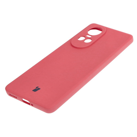 Etui Bizon Case Silicone Sq do Oppo Reno 10 Pro 5G, brudny róż