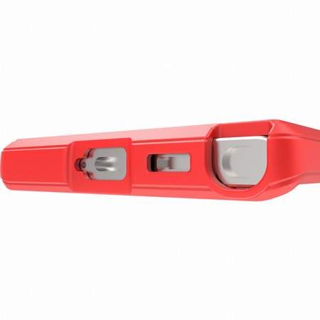 Pancerne etui Bizon Case Tur do Galaxy S22 Ultra, czerwone