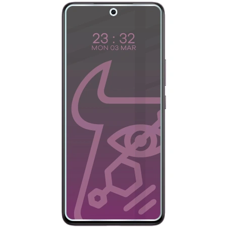 Prywatyzujące szkło hybrydowe Bizon Glass Mule Shadow do Vivo V50 Lite 4G, matowe