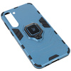 Etui Bizon Case Armor Ring do Samsung Galaxy S23 Plus, niebieskie