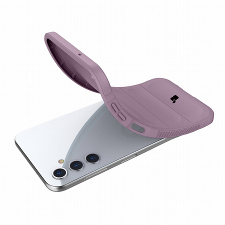 Pancerne etui Bizon Case Tur do Galaxy A14 4G / 5G, jasnofioletowe