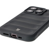 Pancerne etui Bizon Case Tur do iPhone 15 Pro, szare