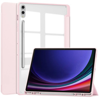 Etui Bizon Case Tab Clear Matt do Galaxy Tab S10 Plus / S9 Plus, jasnoróżowe